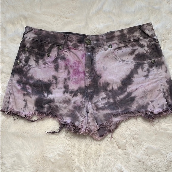 Free People Tie-Dye Women's Shorts 29 - Picture 1 of 15